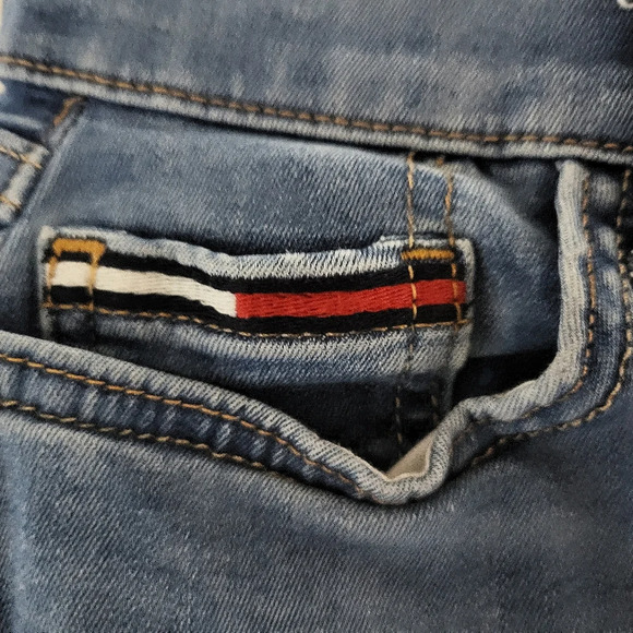 Tommy Hilfiger Ankle Jeans with Gold Zippers - Size 2- Vintage - Picture 5 of 7